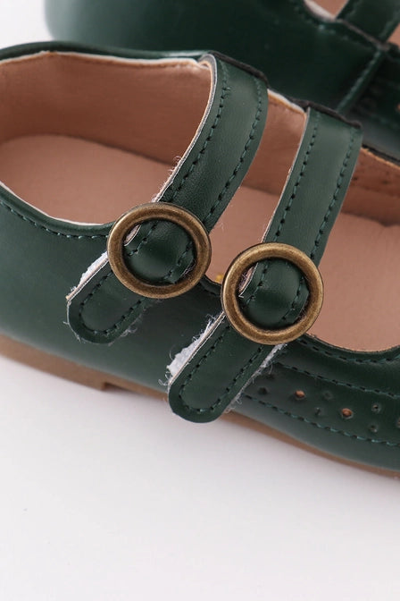 MG Baby 119374 Green Vintage Leather Shoes (MG baby) 7
