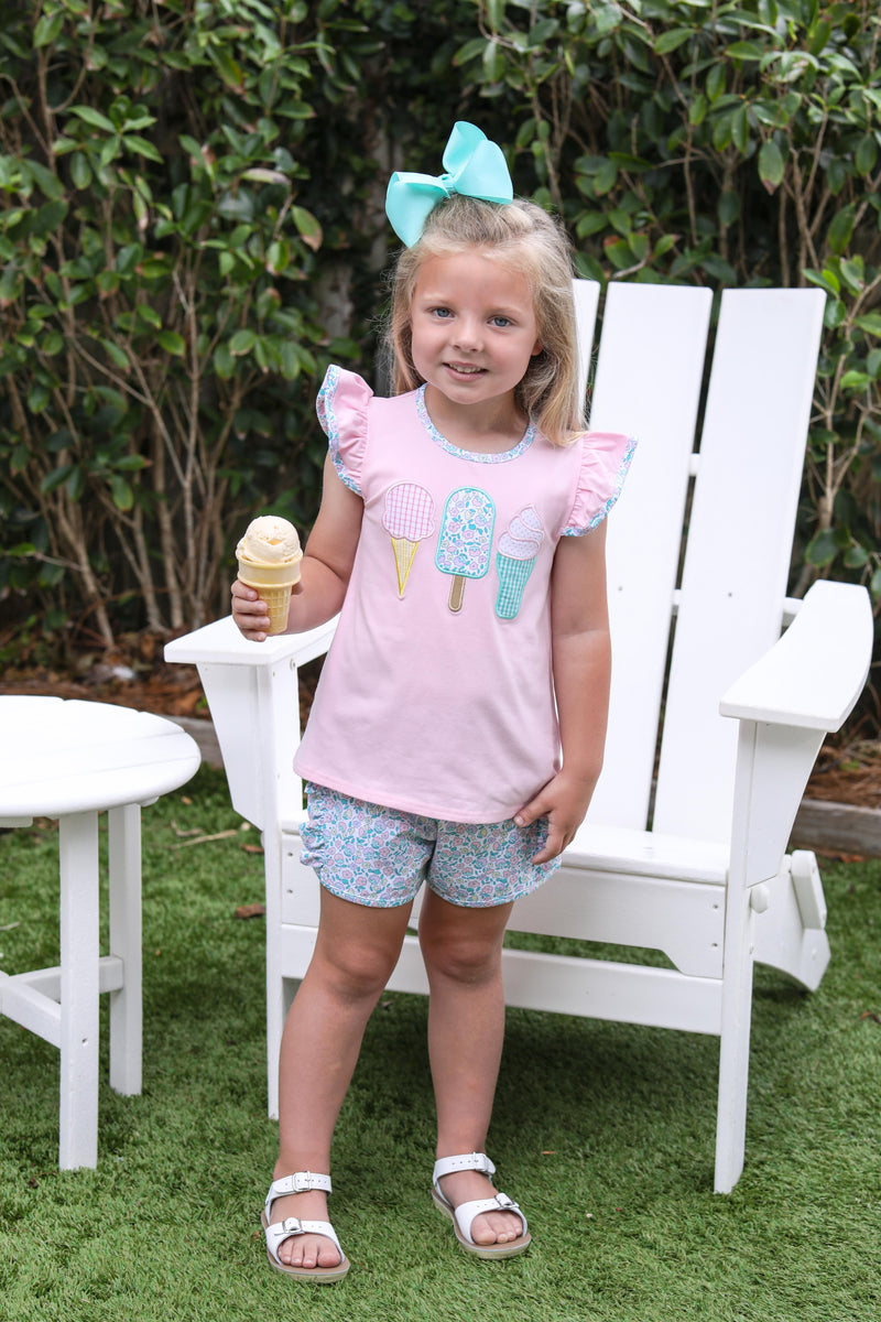 Trotter Street Kids Ice Cream Short Set TSK-01003 (STHE) – Poppeas