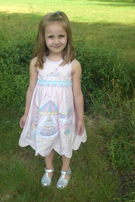Cotton Kids Garden Tea Party Dress Poppeas A Unique Boutique