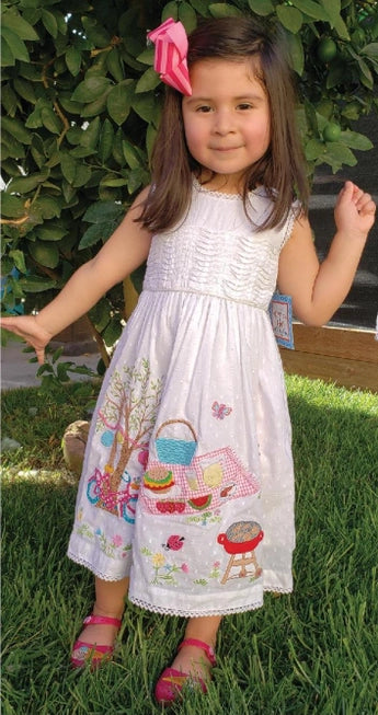 Cotton Kids Picnic Dress (STHE) 7