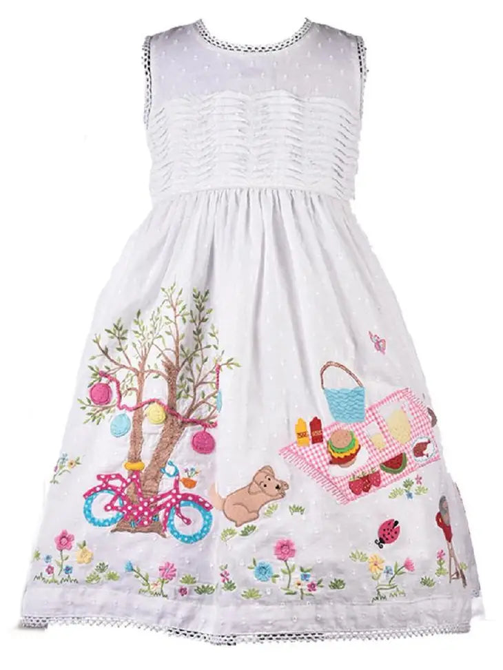 Cotton Kids Picnic Dress (STHE) 7