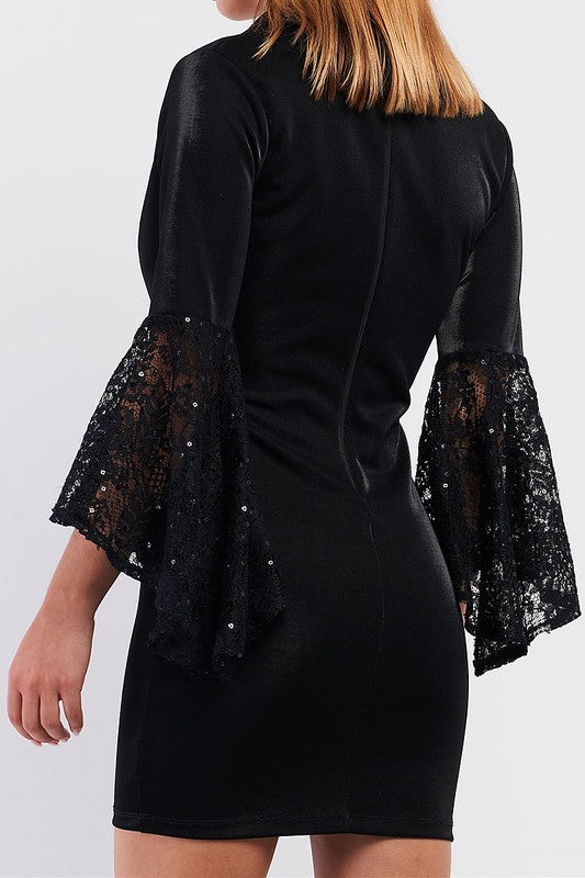 slim fit dress slacks Champagne Sequin One Shoulder Cutout Slit Custom Prom Gown main image 1