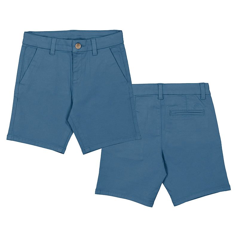 Mayoral 202-036 Peacock Blue Twill Shorts (STHE)