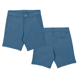 Mayoral 202-036 Peacock Blue Twill Shorts (STHE)