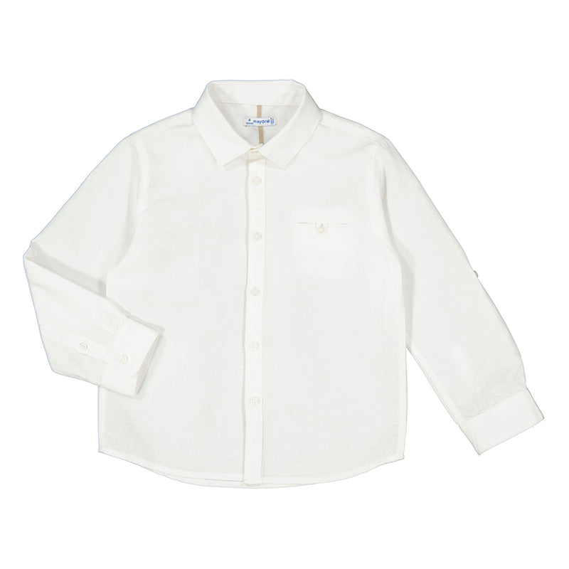 Mayoral 3121-049 White Dress Shirt Button Down (STHE)