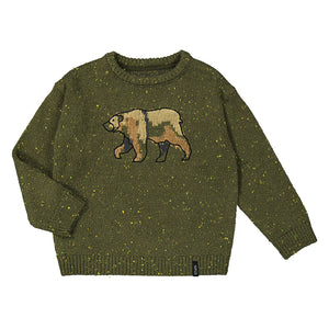 Mayoral 4343-15 Green Bear Sweater(HE)