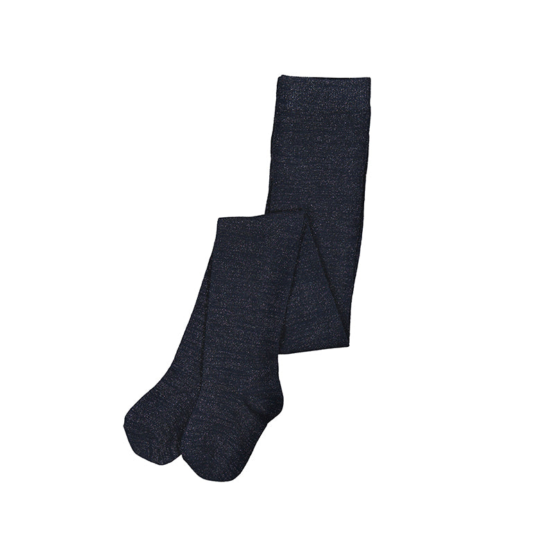 Mayoral Lux Navy with Silver Tights 10047