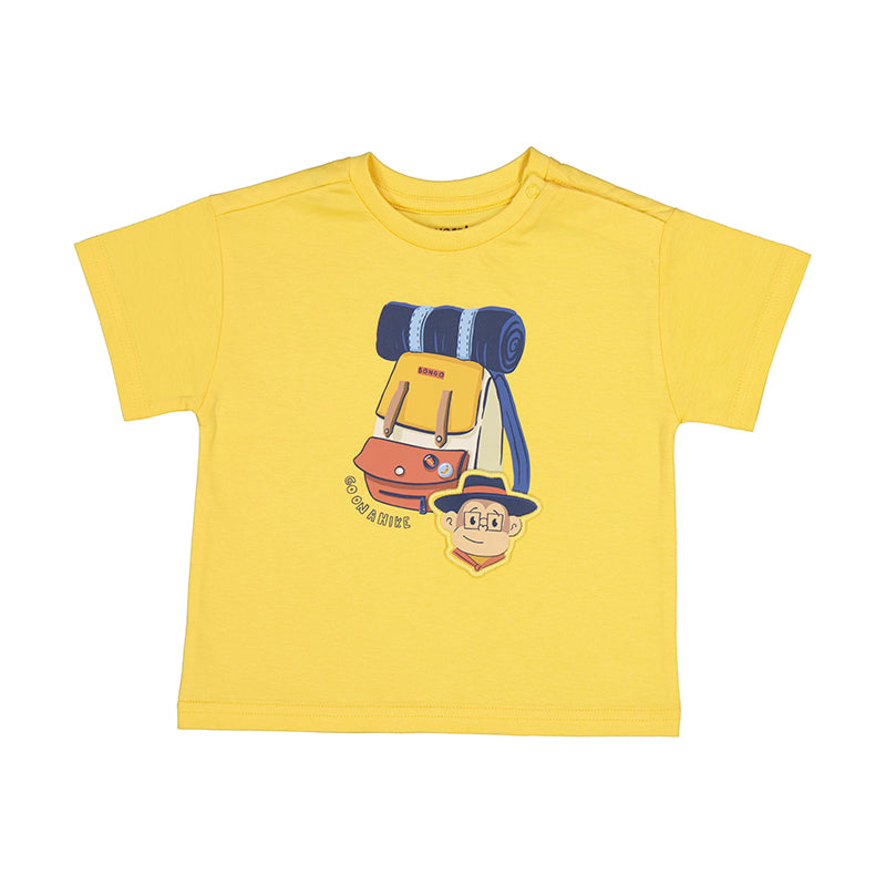 Mayoral 1020-10 Banana and Monkey Short Sleeve Graphic Shirt (STHE)