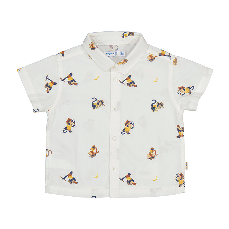 Mayoral 1112 Layering Monkey Shirt Pairs with Mayoral 1020 (STHE)
