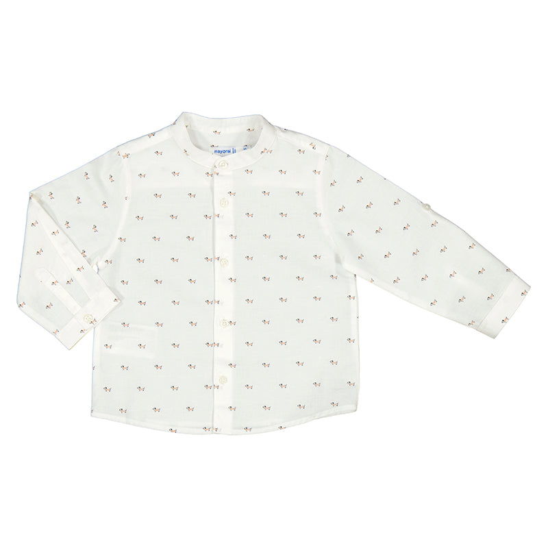 Mayoral 1115-082 Linen Puppy Dress Button Down (HE)