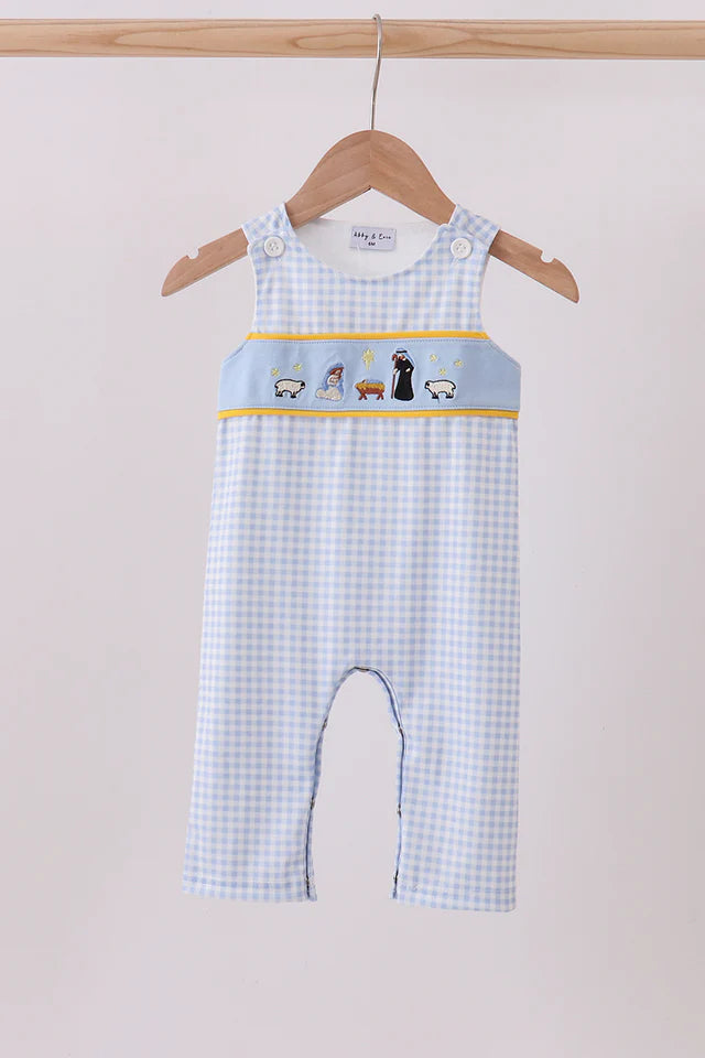 Abby & Evie BlueNativity Embroidery JonJon 112564