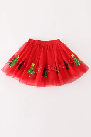 Abby&Evie Red Gingerbread Sequin TuTu 120700 (STHE)