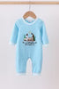 ABBY & EVIE BLUE NATIVITYROMPER 122476