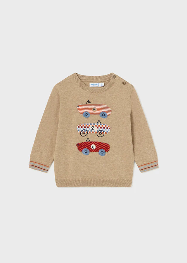 Mayoral 2313-78 Baby Intarsia Embroidered Sweater(STHE)