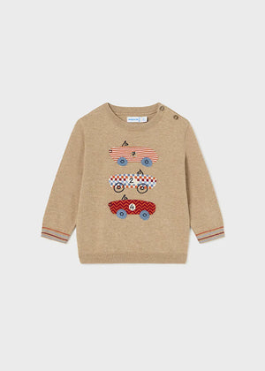 Mayoral 2313-78 Baby Intarsia Embroidered Sweater(STHE)