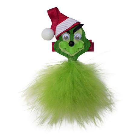 BOWS FOR BELLES GRINCH WITH FEATHERS