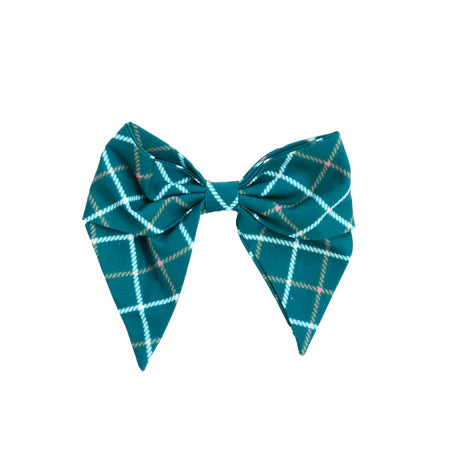 Be Girl Evergreen Plaid Classis Bow (STHE)