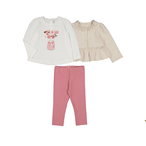 Mayoral 2764  Three Piece Knit Set (HE)