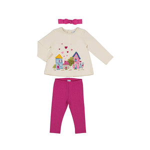 Mayoral 2772 3 Piece Knit Set with Headband