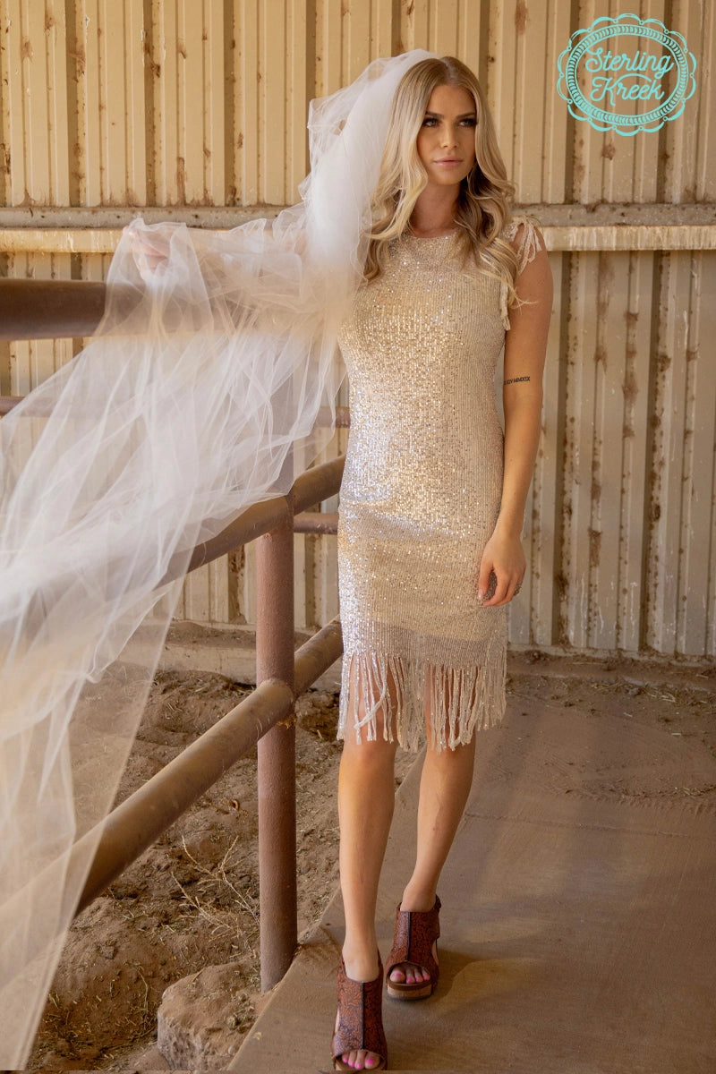 STERLING KREEK Night Life Dress Ivory