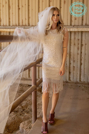 STERLING KREEK Night Life Dress Ivory