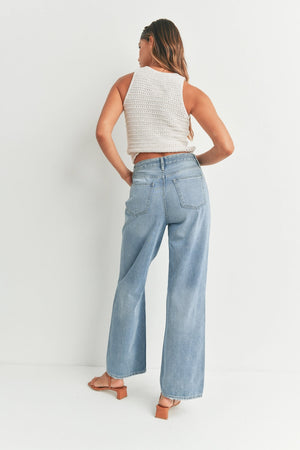 JBD Minimal Distressed Skater JEANS DP633N - LT