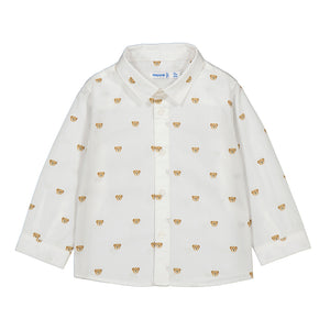Mayoral Baby Boy Bear Button Down 2107-087