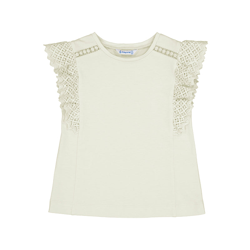 Mayoral 3082-027 Natural Short Sleeve T-Shirt (STHE)