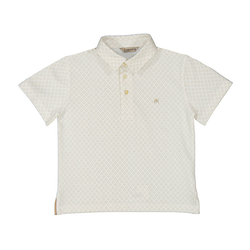 Mayoral 3101-039 Polo Khaki and White Water Wicking (STHE)