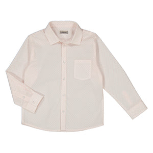 Mayoral 3117-035 Pink Print Dress Shirt