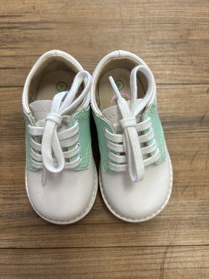 Posh Pickle Mint Green and White Saddle Oxford (STHE)