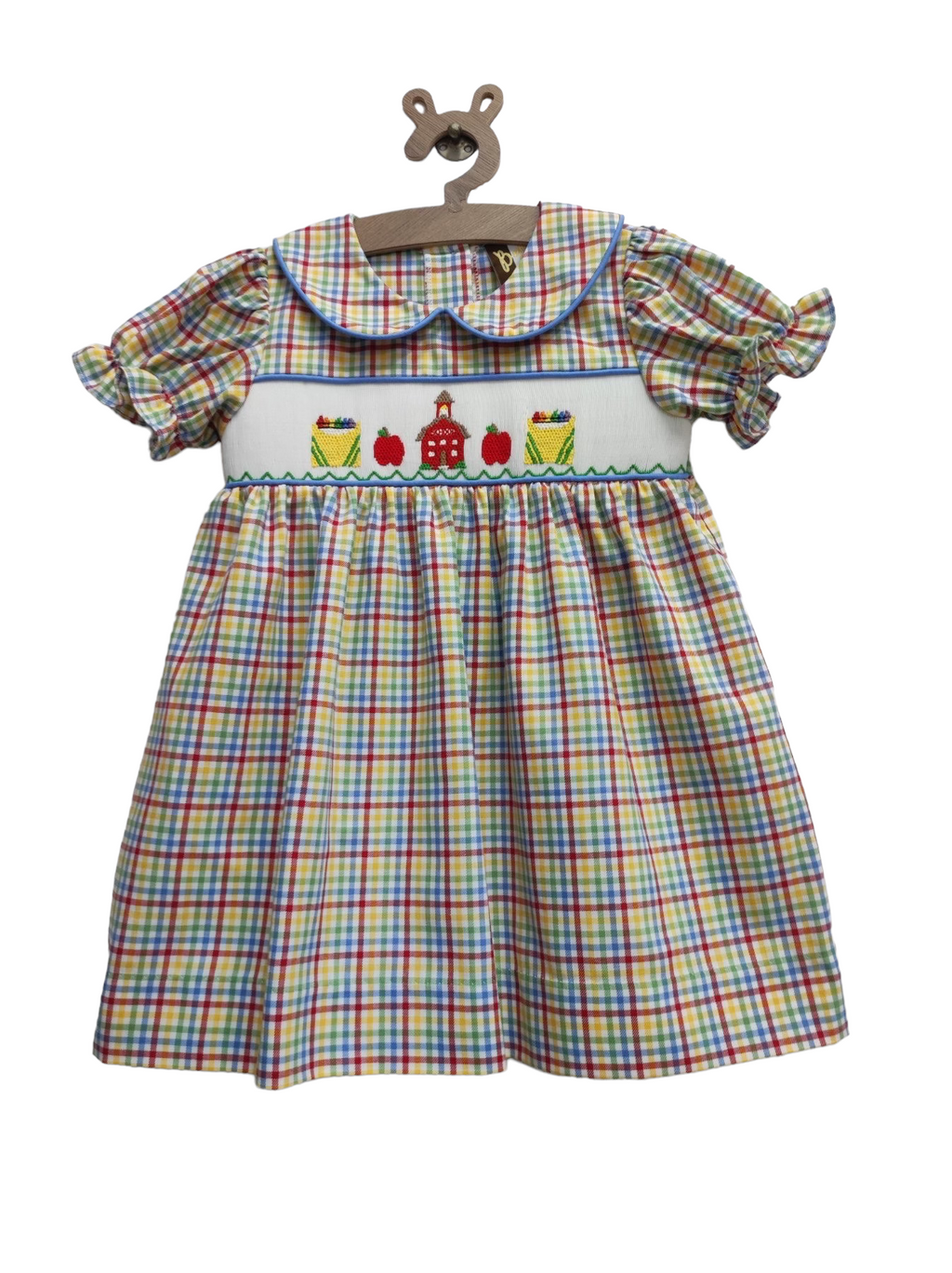 Banana Split Kids FW23-281 School Days Smocked Dress