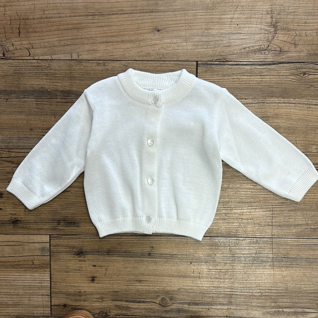 Dolce Goccia Plain White Sweater(HE)