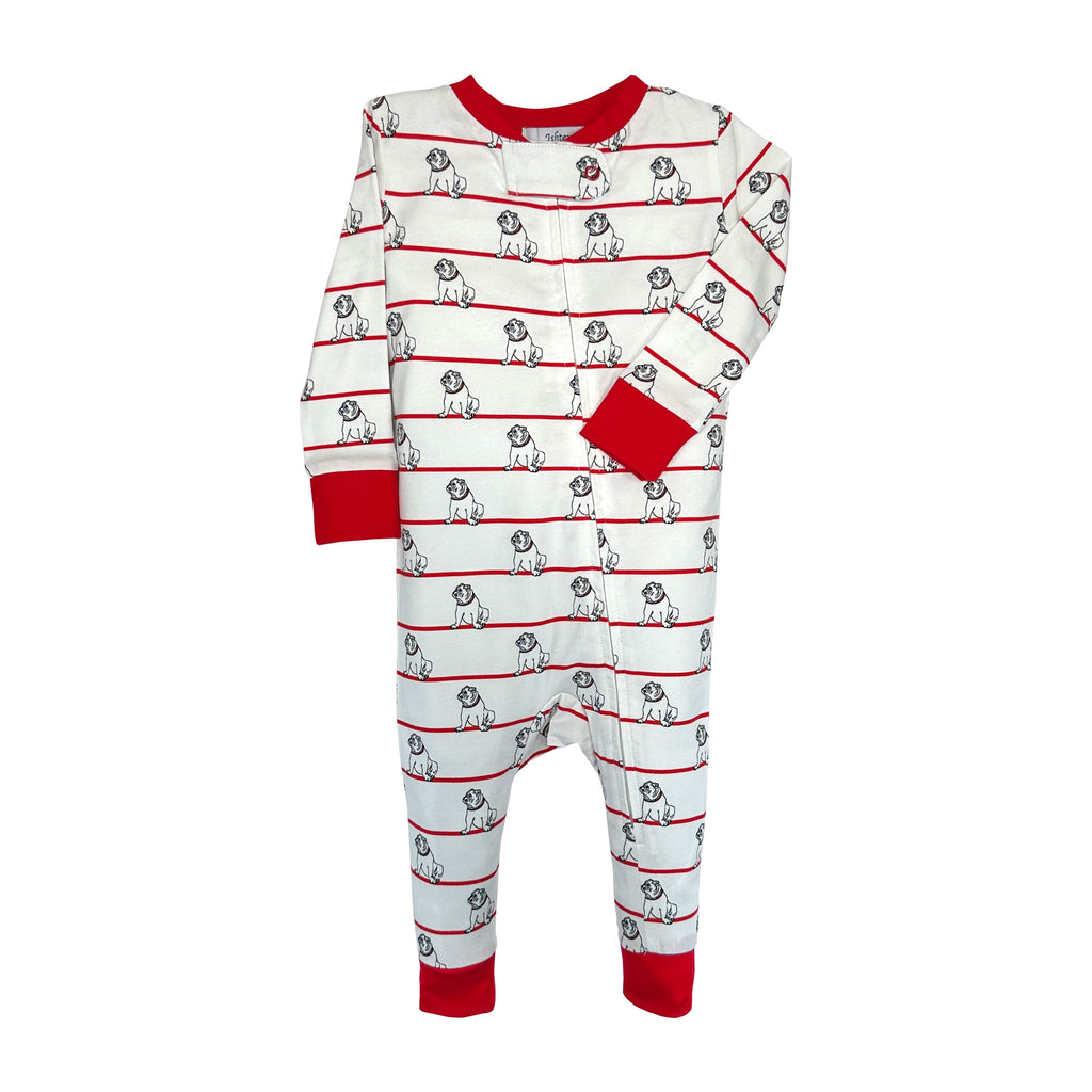 Ishtex 3F025 Bulldog One Piece Footie (HE)