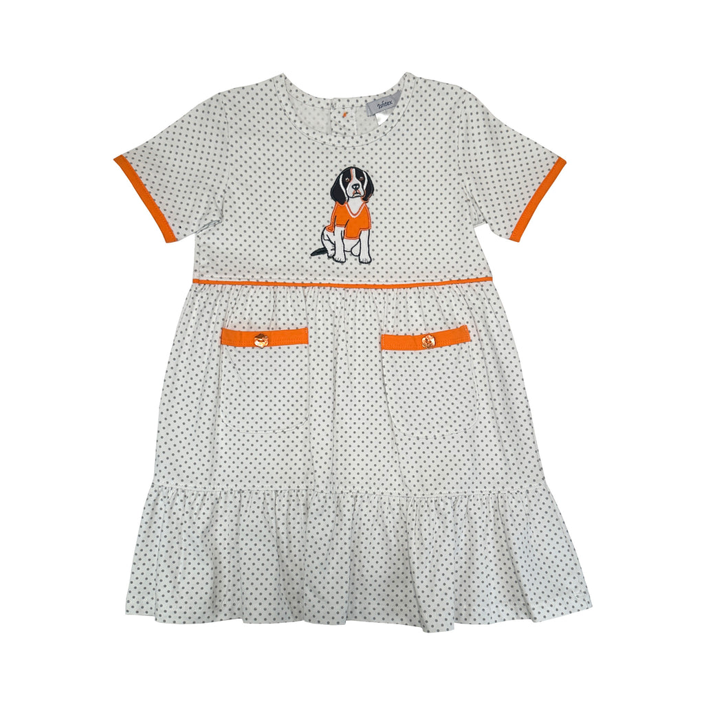 Ishtex 3F030 Hound Dog Applique Dress (STHE)