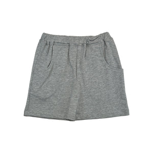Ishtex F033 Grey White Stripe Hound Dog Applique Short set