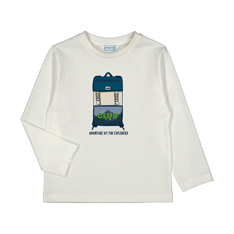 Mayoral 4028-89 Long Sleeve Graphic T Shirt (STHE)