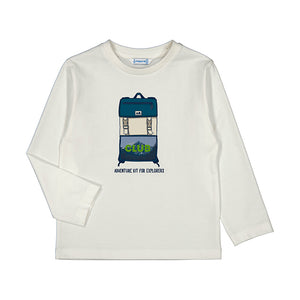 Mayoral 4028-89 Long Sleeve Graphic T Shirt (STHE)