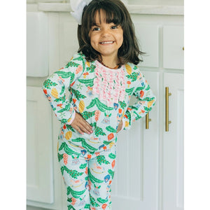 Sugar Bee Nut Cracker Ruffle Buttflap PJ's (HE)