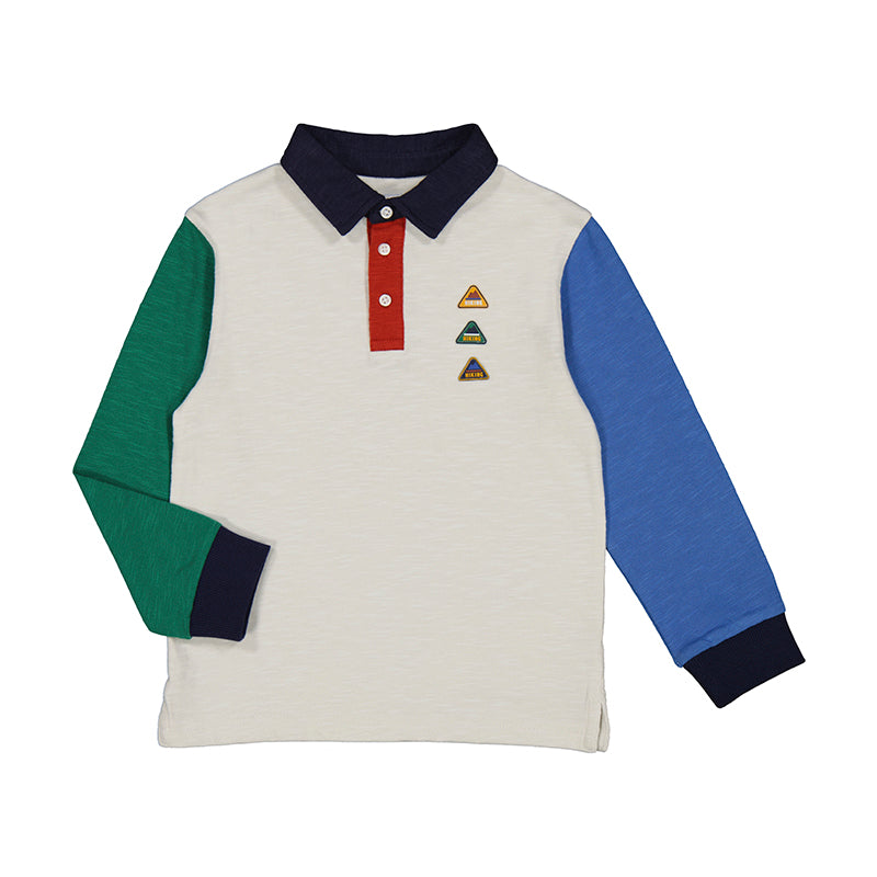 Mayoral 4103-42 Color Block Polo (HE)