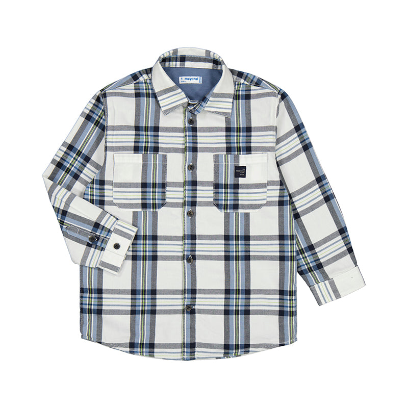 Mayoral 4107-057 Checked Overshirt