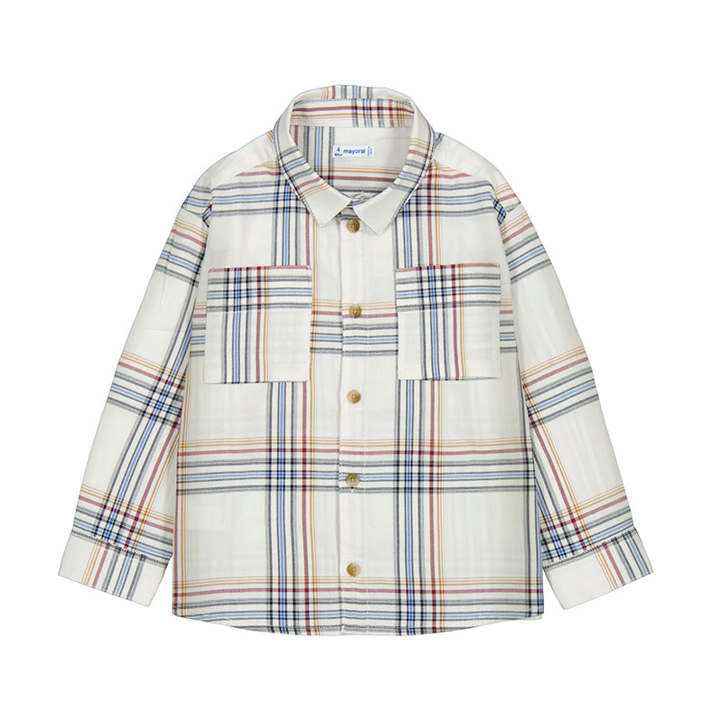 Mayoral Checked Button Down 4128-035(HEh