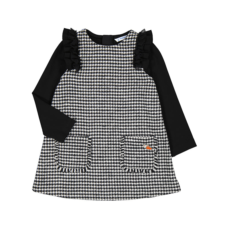 Mayoral 4921 Black and White Dress (STHE)