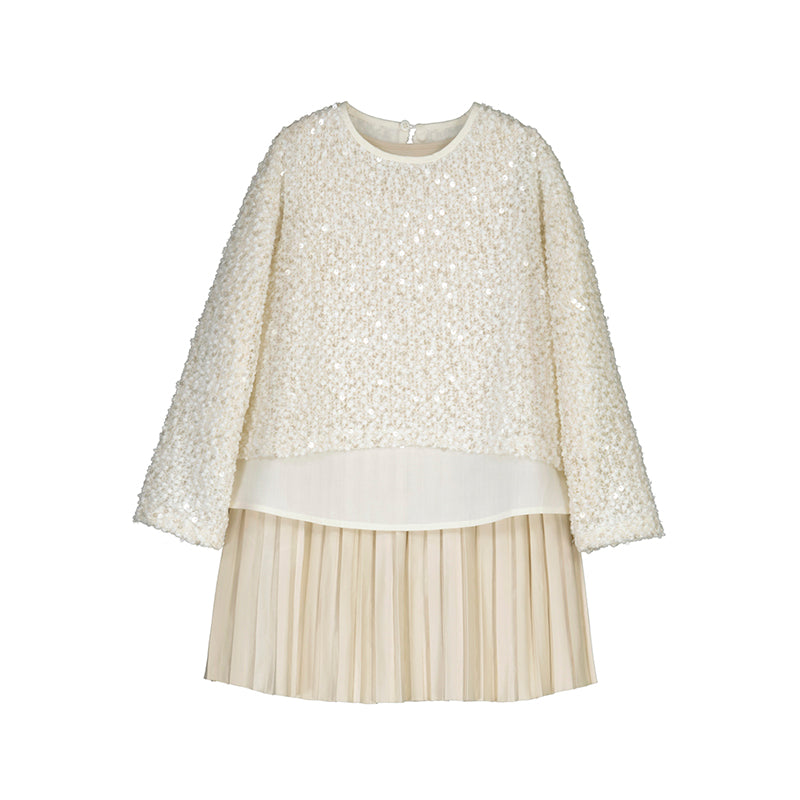 Mayoral 4925-49 Sequin Combined Dress6