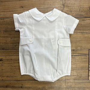 Mom & Me 9279 White Romper (STHE)