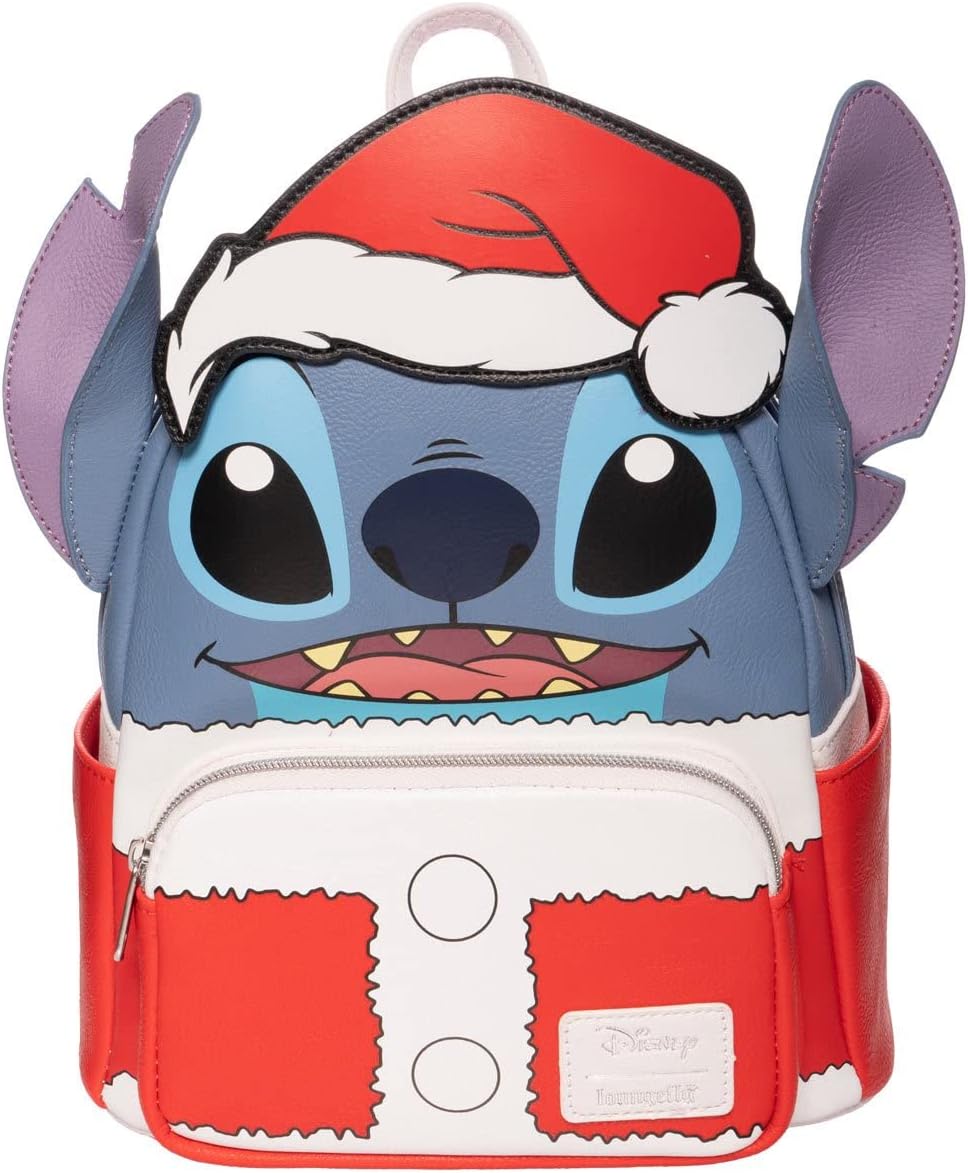 Loungefly Entertainment Earth Exclusive Stitch Christmas Mini Backpack LFWDBK2751