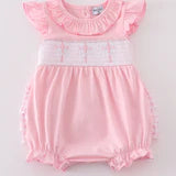Abby&Evie Three Smocked Bubble 121475(HE)