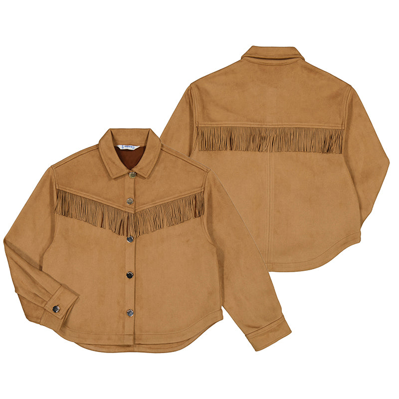 Mayoral 7179-10 Cinnamon Fringe Overshirt (HE)