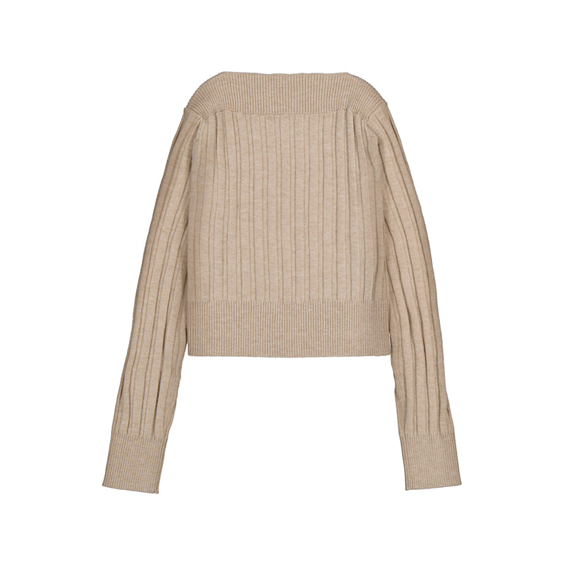 Mayoral Toffee Cropped Sweater 7313-080