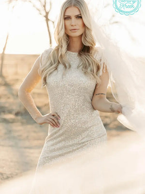 STERLING KREEK Night Life Dress Ivory